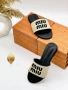 Miu miu дамски чехли 5 цвята, снимка 4