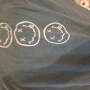 Тениска Nirvana smiley усмивка кристалчета, лицензна ..винтидж сиво acid wash, снимка 4