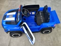ТОП ЦЕНАНОВО!Акумулаторен джип RAM POLICE BLUE с 12V батерия,EVA гуми,сигнални светлини,,USB,дистанц, снимка 10