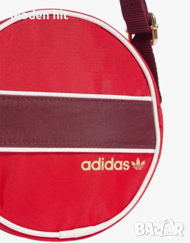 Оригинал! ADIDAS Round Bag Red чанта през рамо, снимка 2 - Чанти - 54674006
