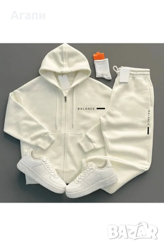 Мъжки ватиран спортен комплект М-Л внос от чужбина нов