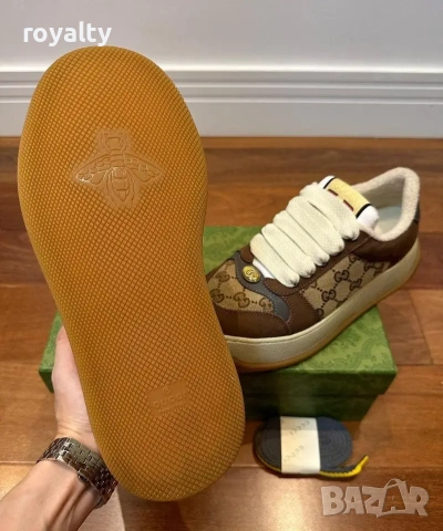 Gucci Screener Нови Дамски Маратонки с Кутия , снимка 4 - Маратонки - 55005567