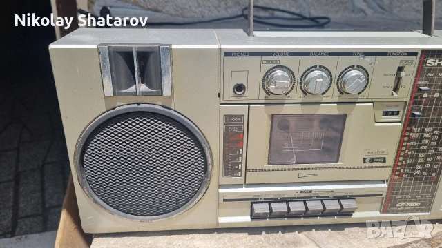 стар корекомски касетофон Sharp , снимка 2 - Радиокасетофони, транзистори - 55066715