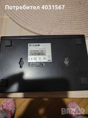 8‑портов D-link DES-108 суич / switch DES-108, снимка 3 - Суичове - 54635863
