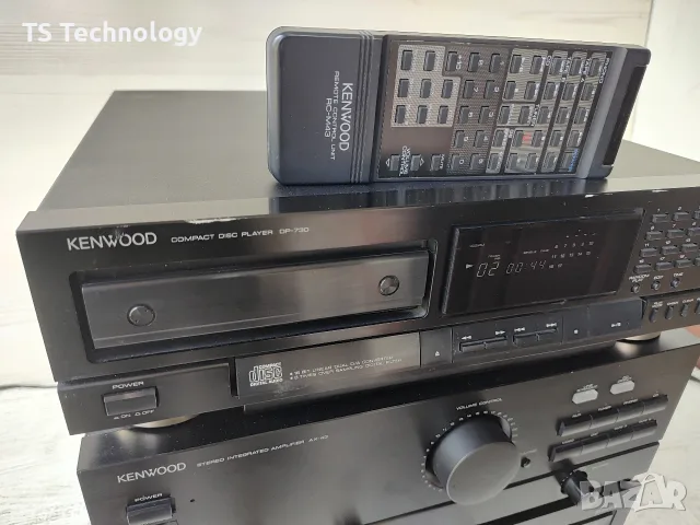 Като НОВА! Стерео система Kenwood (AX-43 / DP-730) с дистанционно – Пълна Профилактика, снимка 2 - Аудиосистеми - 55675186