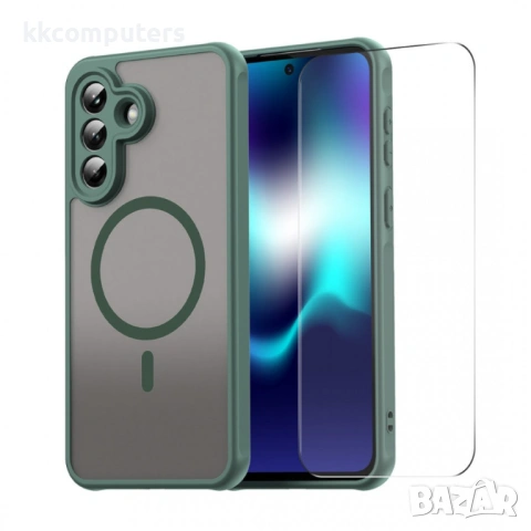 ENKAY HAT PRINCE Магнитен Калъф за Samsung Galaxy A57 5G - PC+TPU, Матов, С 9H стъкло, 4 цвята, снимка 3 - Калъфи, кейсове - 53973205