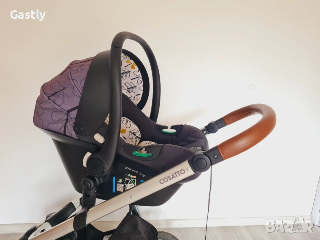 Cosatto Бебешка количка 3в1 Giggle Trail Fika forest с ISOFIX, снимка 8 - Детски колички - 54854139