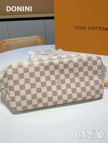 Дамска чанта Louis Vuitton Neverfull, кожа, снимка 6 - Чанти - 55464558