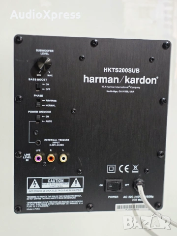 🔥 HARMAN KARDON HKTS 200 SUB + 2 САТЕЛИТА 🔥, снимка 6 - Ресийвъри, усилватели, смесителни пултове - 54275453