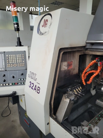 Продава се CNC автомат Jinn Fa JSL-32AB (Swiss Type), снимка 5 - Стругове - 54617738