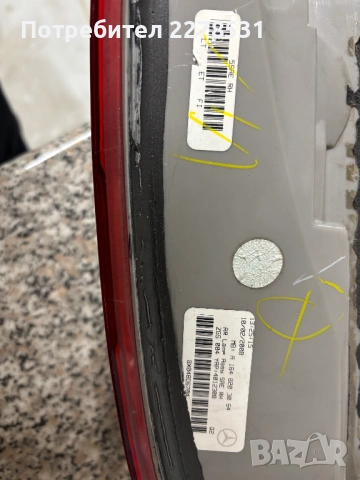 Диоден LED десен стоп за Mercedes ML W164 Мерцедес МЛ 164, снимка 6 - Части - 54649024