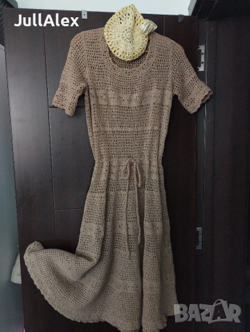 Дамска рокля на една кука- handmade