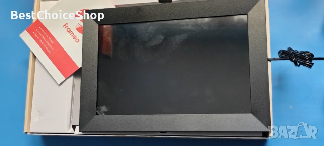 Цифрова фоторамка с меню на БЪЛГАРСКИ Frameo-10.1" WiFi IPS 32GB памет, снимка 3 - Чанти, стативи, аксесоари - 54159628