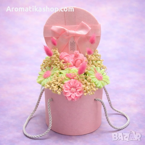 „Бебешка Нежност“ – Ароматен соев букет