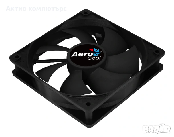 Вентилатор AeroCool 120mm  Force 12 Black 3-pin, снимка 3 - Други - 54468666