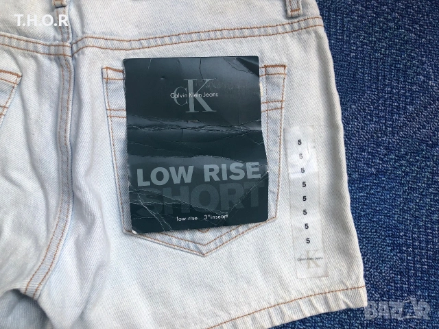 Calvin Klein Denim Shorts ОРИГИНАЛ дамски къси дънки - S/M, снимка 3 - Къси панталони и бермуди - 54981985