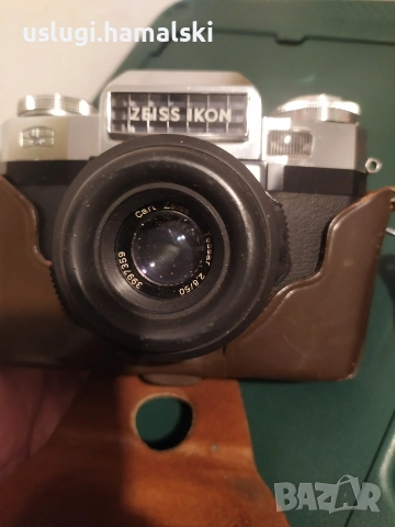 Стар фотоапарат Zeiss Ikon, снимка 2 - Антикварни и старинни предмети - 54431830