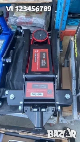 Нископрофилен крик KraftRoyal 4 тона крокодил с две помпи, снимка 5 - Аксесоари и консумативи - 54003348