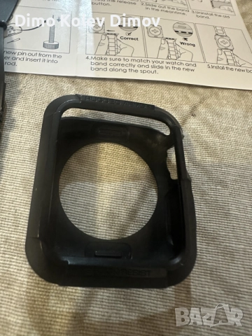 Верижка и Протектор Apple Watch 38 FULLMOSA, снимка 3 - Каишки за часовници - 55251315