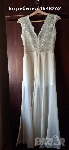 Бална рокля с колан, снимка 2 - Рокли - 54174214