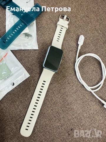 Смарт Часовник Huawei FIT SE Limited Edition Forest Green + аксесоари, снимка 5 - Дамски - 54479819