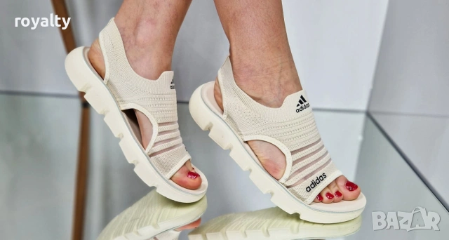 Adidas Нови Бежови Дамски Сандали Адидас 