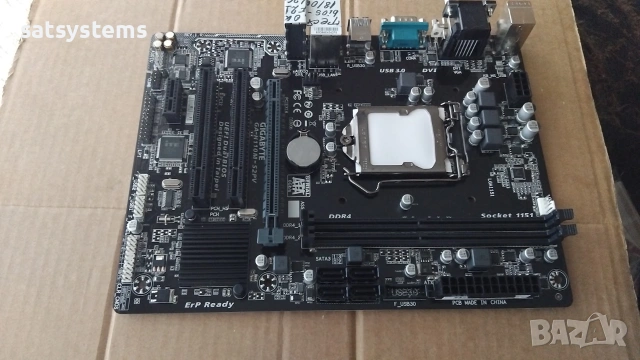 Дънна платка Gigabyte GA-H110M-S2PV Socket LGA1151, снимка 5 - Дънни платки - 54960892