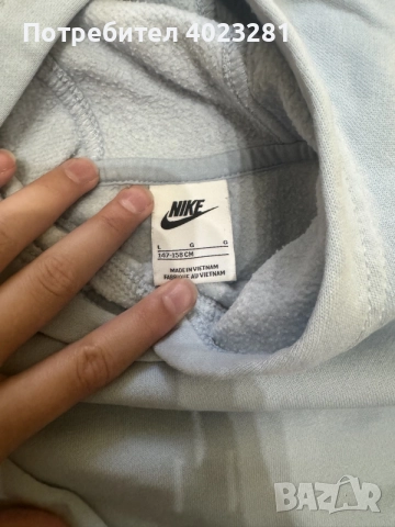детско худи на Nike почти ново, снимка 2 - Детски анцузи и суичери - 55690372