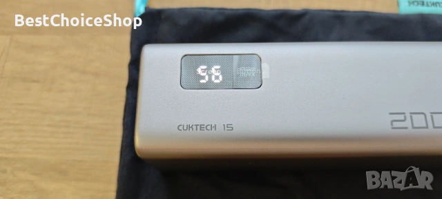 външна батерия (power bank) CUKTECH - капацитет 20 000 mAh и максимална изходна мощност от 85W, снимка 4 - Външни батерии - 54904014