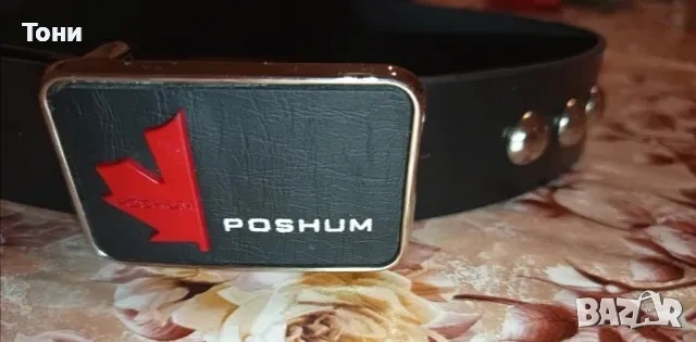 POSHUM Нов Дамски Кожен Колан 100см. , снимка 3 - Колани - 55157776