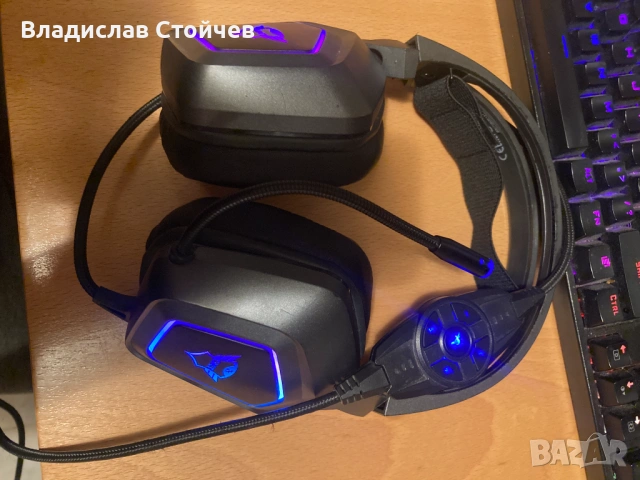 GXT 450 Blizz RGB геймърски слушалки 7.1 Surround sound, снимка 2 - Слушалки за компютър - 54895907