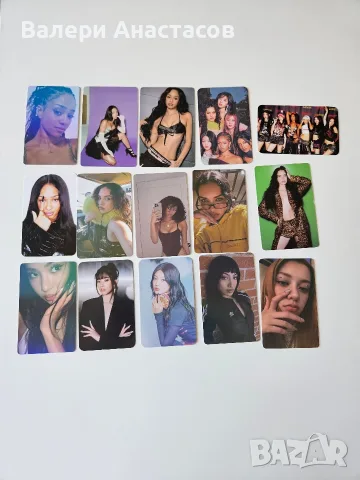 KATSEYE неоригинални фотокарти / fan-made photocard комплект