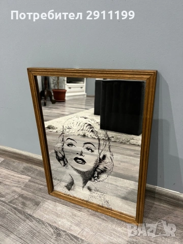 Картина огледало с Мерилин Монро, снимка 3 - Картини - 54230174