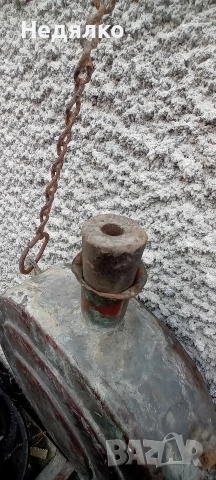 Стара медна конкума,съд за розово масло,голяма,автентична , снимка 5 - Антикварни и старинни предмети - 54655689