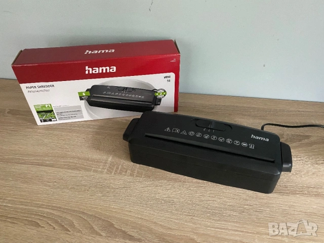 Шредер за документи Hama "Mini S6"