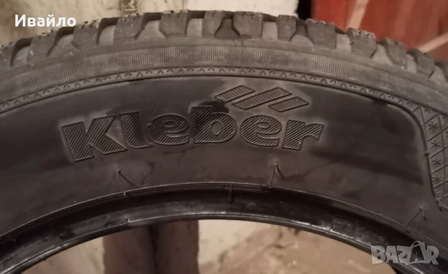 Продавам 2 броя зимни гуми 205.60.16 на 1 сезон дот 2019 Kleber , снимка 4 - Гуми и джанти - 54103759
