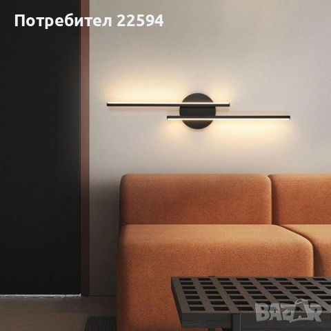 2 бр. Стенна лампа LED 24W, снимка 2 - Лампи за стена - 54800717