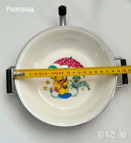 Винтидж детска купичка за затопляне на храна, снимка 10 - Прибори за хранене, готвене и сервиране - 55378071