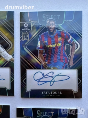6 Panini Select Prizm La Liga Soccer Signatures Cards, снимка 3 - Колекции - 55577217