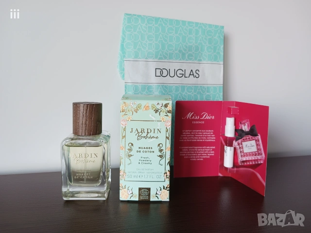Парфюм Jardin Bohème Nuages de Coton и подарък мостра Dior
