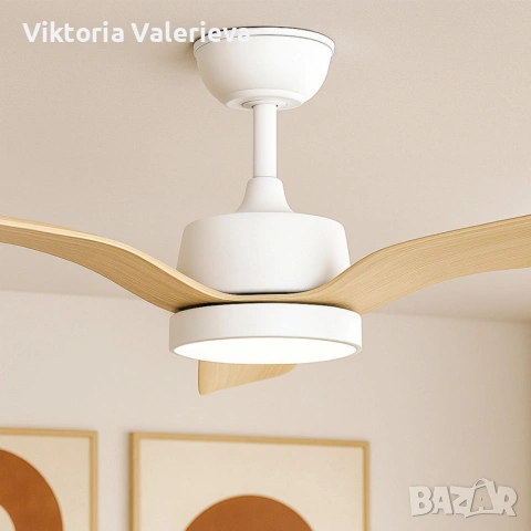 Таванен вентилатор Brizy Bright Outdoor с дистанционно управление,LED 