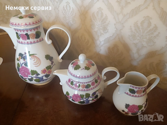 Немски порцеланов сервиз за хранене и сервиз за торта  и кафе. , снимка 6 - Сервизи - 54379114