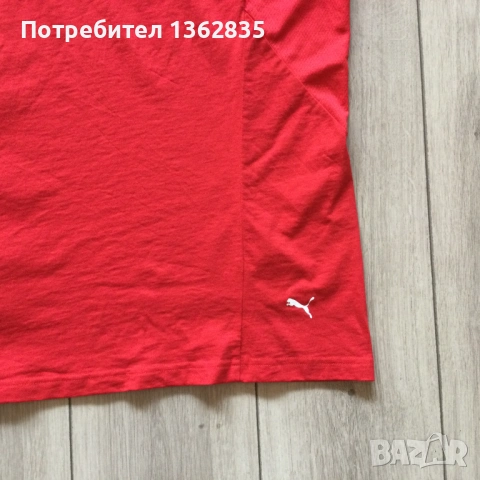 за феновете на FERRARI и FORMULA 1  : НОВА оригинална червена тениска Puma x  /  Ferrari размер XXL , снимка 11 - Тениски - 54556182