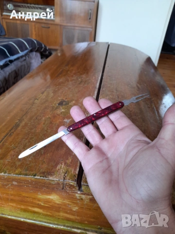 Стар джобен нож,ножче,ножка #184, снимка 5 - Други ценни предмети - 54045173