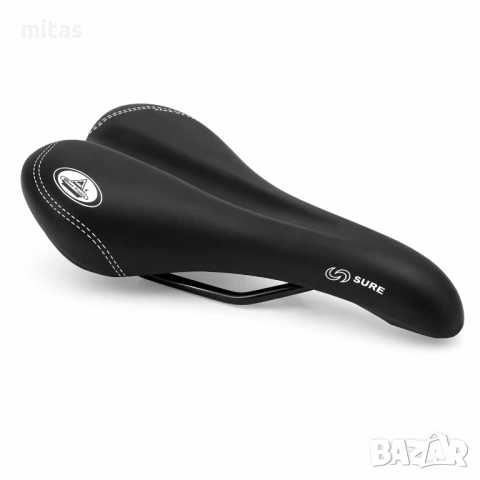 Седалка за велосипед Selle Monte Grappa Sure, черна, Made in Italy, снимка 2 - Аксесоари за велосипеди - 47370113