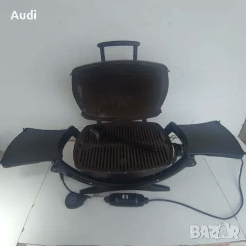 Електрическо барбекю WEBER Q140 Масивен корпус от лят алуминий Масивна чугунена решетка 