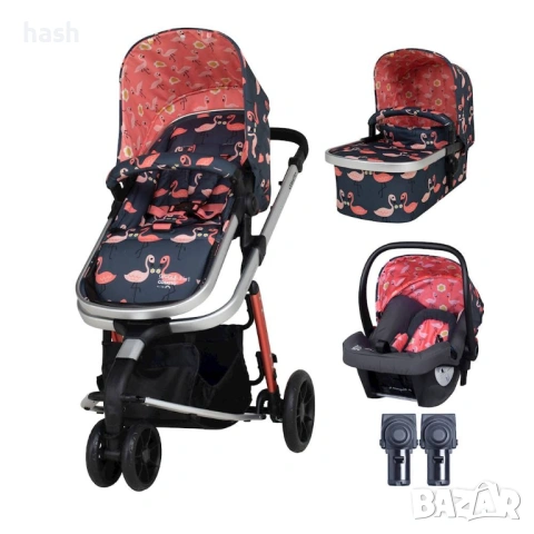 Количка Cosatto Giggle Trail 3в1 CT5328, Pretty Flamingo