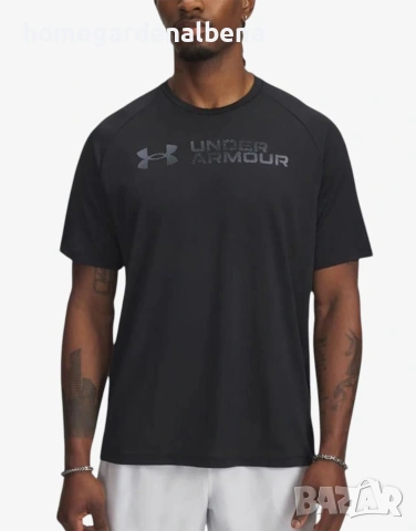 Under Armour Мъжка Тениска UA Tech™ – Черна – L / XL / 2XL – Бързосъхнеща – Анти-Odor Защита