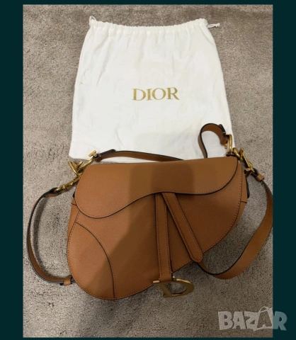 Dior маркова чанта естествена кожа, снимка 7 - Чанти - 55279373
