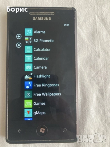 Samsung I8700 Omnia 7, отличен, снимка 6 - Samsung - 55528812